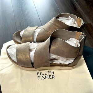 Eileen Fisher Sport Wide Strap Sandals